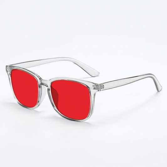 Lucidorm Aether — Lunettes Anti-Lumière Bleue | Verres Rouge