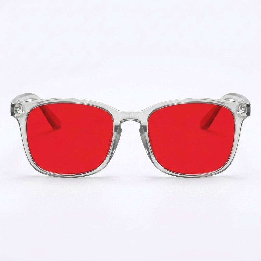 Lucidorm Aether — Lunettes Anti-Lumière Bleue | Verres Rouge