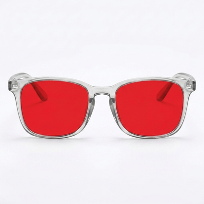 Lucidorm Aether — Lunettes Anti-Lumière Bleue | Verres Rouge