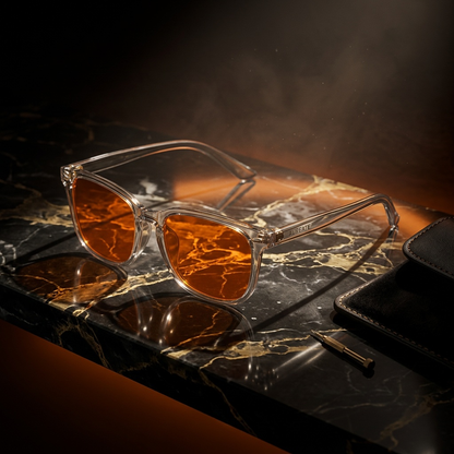 Lucidorm Ambra — Lunettes Anti-Lumière Bleue | Verres Orange