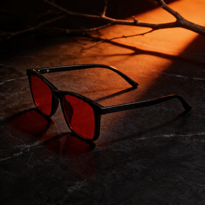 Lucidorm Véga — Lunettes Anti-Lumière Bleue | Verres Rouge