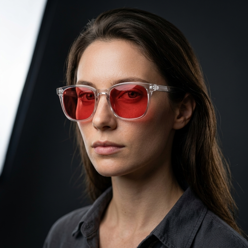 Lucidorm Aether — Lunettes Anti-Lumière Bleue | Verres Rouge