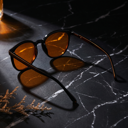 Lucidorm Lune — Lunettes Anti-Lumière Bleue | Verres Orange