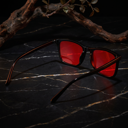 Lucidorm Véga — Lunettes Anti-Lumière Bleue | Verres Rouge
