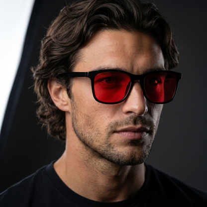 Lucidorm Véga — Lunettes Anti-Lumière Bleue | Verres Rouge