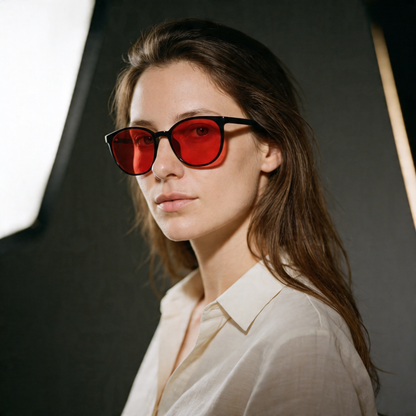 Lucidorm Aura — Lunettes Anti-Lumière Bleue | Verres Rouge