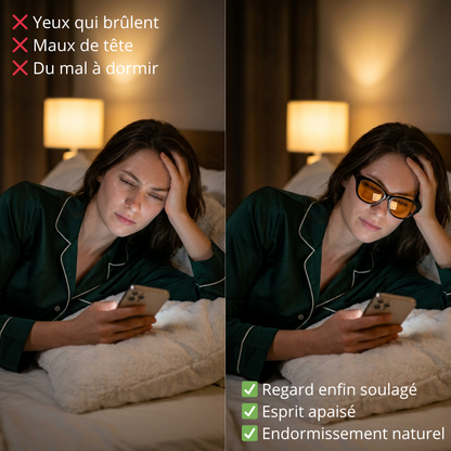 Lucidorm Nox — Lunettes Anti-Lumière Bleue | Verres Rouge